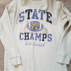 Boy's long sleeve thermal shirt